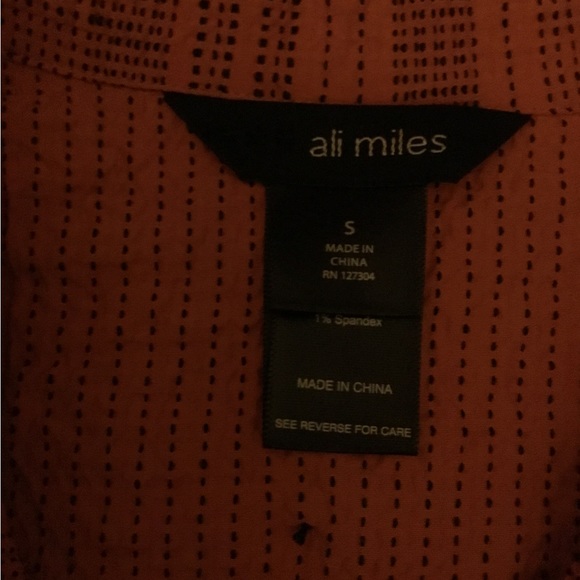Ali Miles NEW Small Orange pucker top - Picture 8 of 9